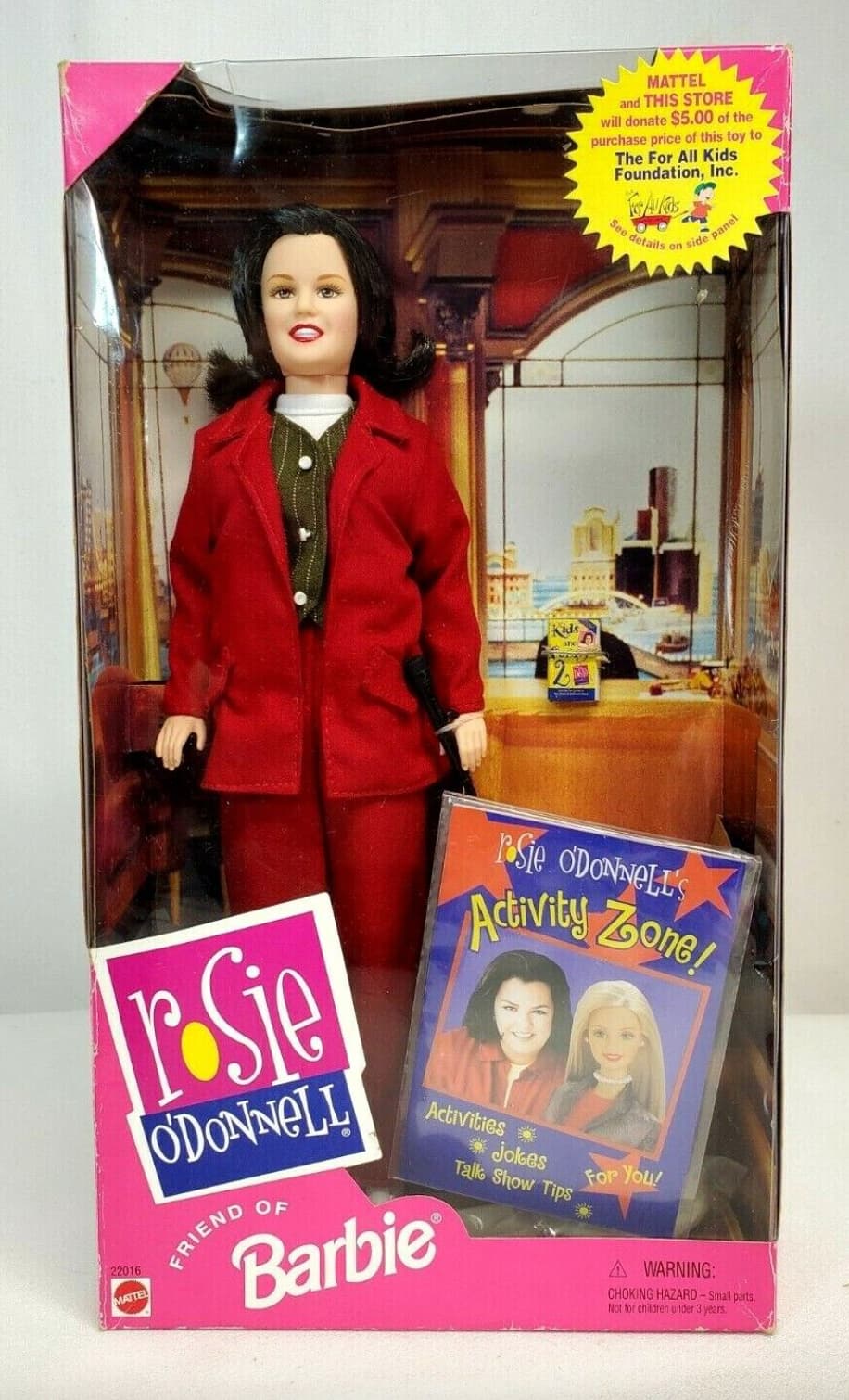 friend of barbie rosie o donnell doll mattel - Kids Mattel and This Store will donate $5.00 of the purchase price of this toy to The For All Kids Foundation, Inc. See details on side panel Ir. Sie O'Donnell Friend Of rosie O'Donnell'S Activity Zone! Activ